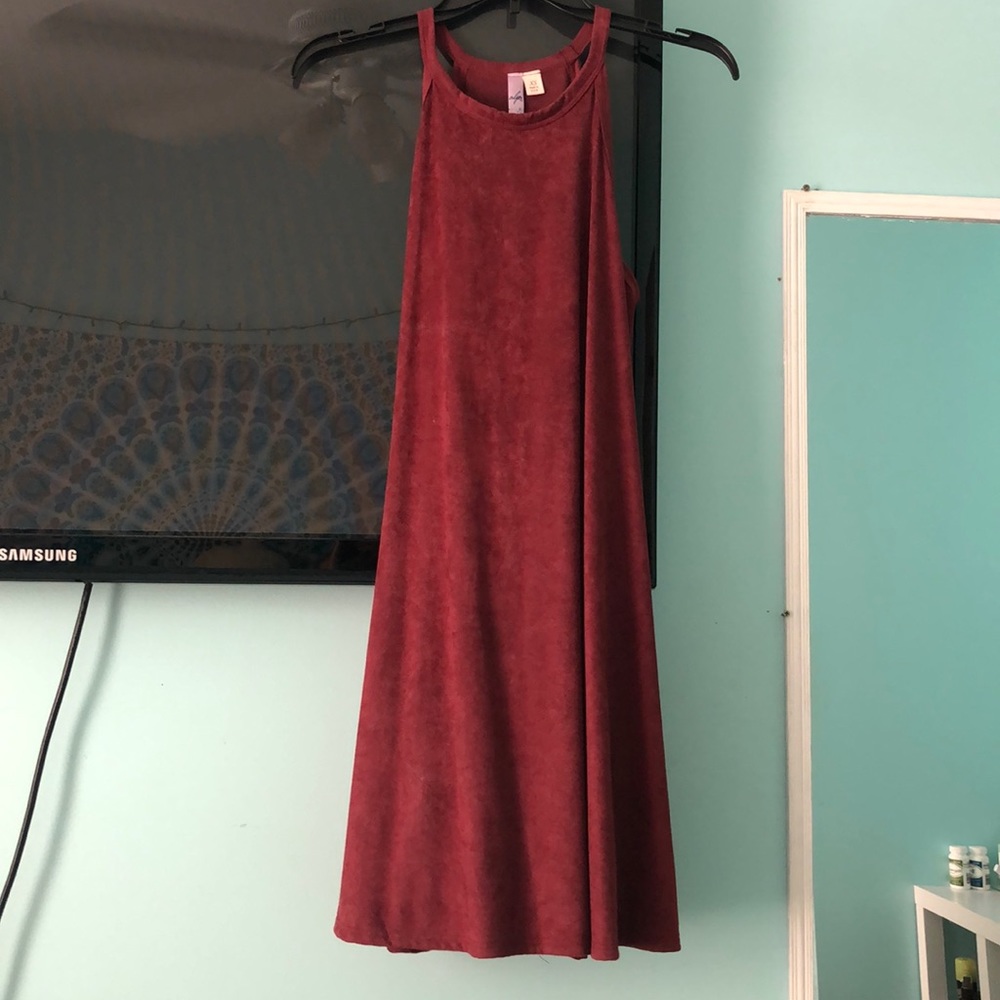 suede dress